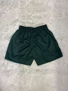 Men Shorts - Màu xanh lá cây đậm - Xem 2