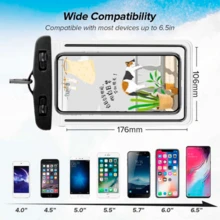 Funda Impermeable De Celular Universal Bolsa Contra El Agua - Unitalla - Ver 4