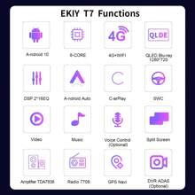 T7 Android 10 Ô tô/xe hơi Âm thanh nổi Đa phương tiện Video Người chơi Tương thích với Focus 3 Android Ô tô/xe hơi 2Din DVD Với Dẫn đường - màu đen - Xem 2