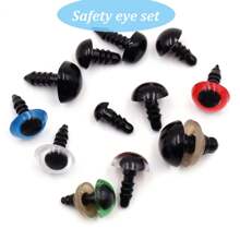 560 件塑料眼睛和鼻子，适用于 Amigurumi 钩针编织工艺品玩偶毛绒动物