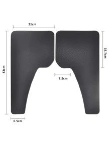 Universal Mudguard Mudguard Mudflaps Sports Car. Vmingo - Black and White - View 6