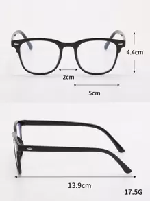 2 paires de lunettes transparentes pour femmes avec décoration de rivets, convient pour une utilisation quotidienne