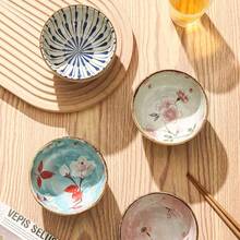 4pcs Japanese Style Ceramic Bowls For Rice/soup/dessert, Household 5.1-inch - Set of 4. - View 5