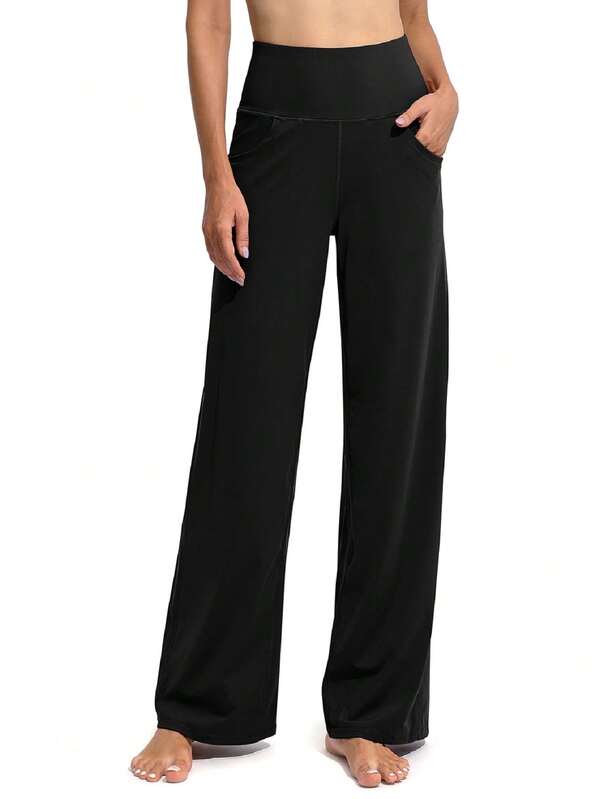 Women's Sports Wide-leg Pants/black