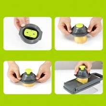 16入組多功能廚房蔬菜切割機、切片機、切絲機、切塊機，廚房小器具、蔬菜水果工具、廚房用品、切割工具、食品、沙拉、裝飾、儲存、派對、生日。 - 16個/套 - 查看 10