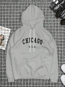 Men Sweatshirts - 灰色 - 查看 1