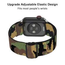 Pulseira De Relógio Esportivo De Nylon Ajustável Compatível Com Apple Watch Band 38Mm 40Mm 41Mm 42Mm 44Mm 45Mm 49Mm Para Mulheres E Homens, Série 8 7 6 5 4 3 2 1 Se, Pulseira De Reposição