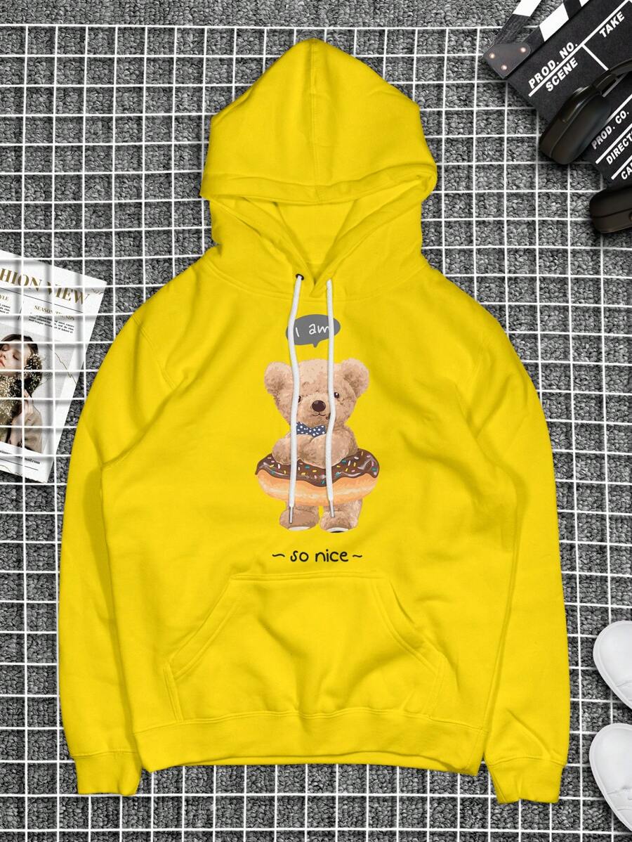 Men Sweatshirts - Màu vàng - Xem 1