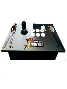 Control Arcade Stick Basic Usb 1player Pc, Raspberry, Orange Pi, FightCade, Steam, Android 8.0 Or Higher, TV Box, Windows, Linux - Black - View 1