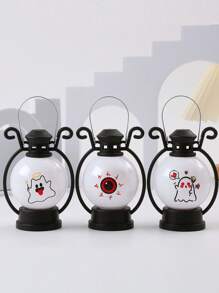 1入組萬聖節led便攜式可愛鬼油燈,便攜夜燈,萬聖節裝飾燈點亮您的萬聖節派對,可愛鬼小馬便攜式油燈-完美的吧台氛圍燈,恐怖裝飾,為孩子們的禮物 - 黑色 - 查看 10