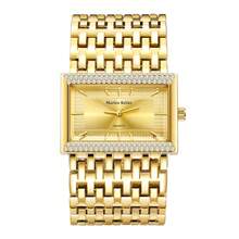 Nuevo Reloj De Cuarzo De Moda De Marlen Keller Con Incrustaciones De Diamantes De Imitación, Estilo Europeo Y Americano - Dorado - Ver 1