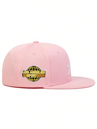 AR 1pc Men's Gothic Letter Embroidery Baseball Cap, Outdoor Sun Protection Casual Hat, Spring And Autumn For Daily Life And Outdoor Street