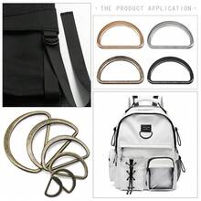 20 件/批 15 毫米/20 毫米/25 毫米/30 毫米/40 毫米銀色黑色古銅色金色 D 型環連接合金金屬鞋包帶扣手工 Diy 配件