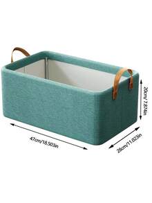 Foldable Cationic Steel Frame Storage Box Portable Household Wardrobe Closet Organizer With Large Capacity Drawers Tidy Basket - 綠色 - 查看 6