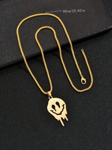 1st Ghost Pendant ketting en armband set, modeaccessoires voor mannen, Halloween