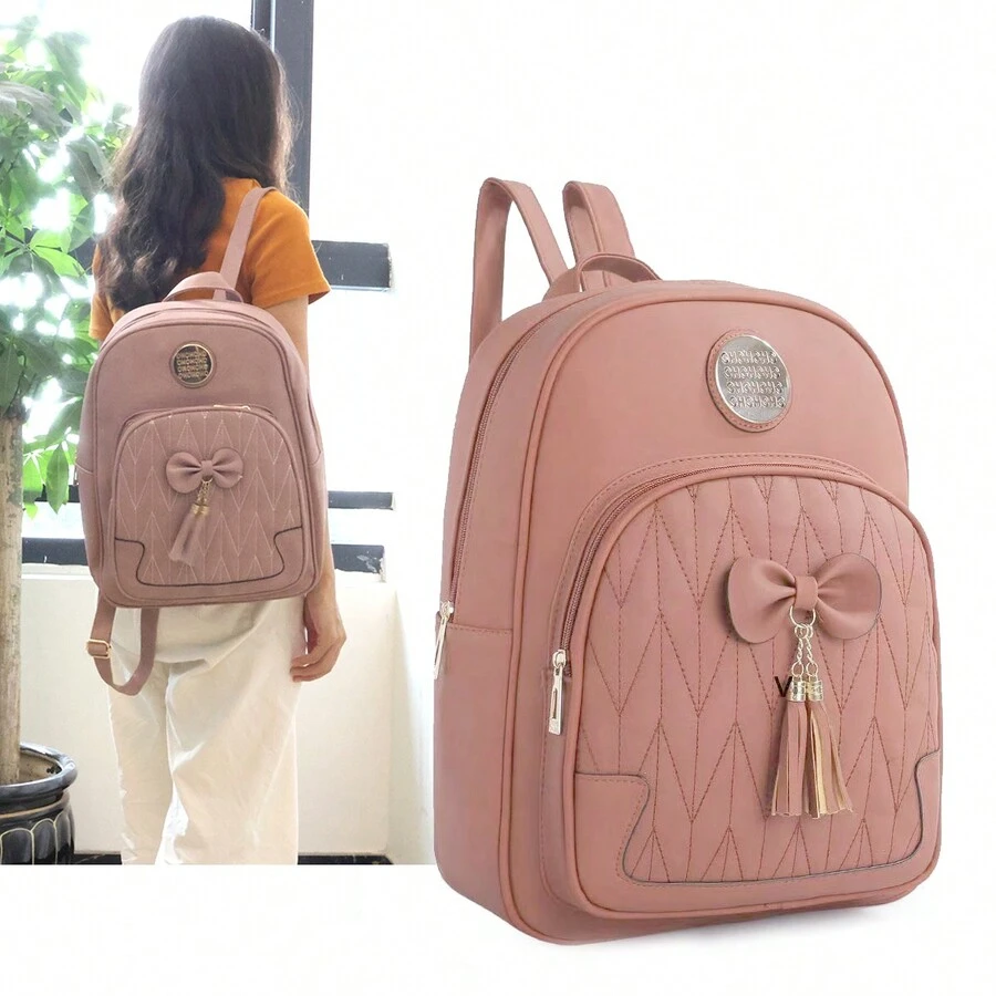 Mochila de moda para mujer multifuncional-HotFashion HOT SALE - Rosa - Ver 1