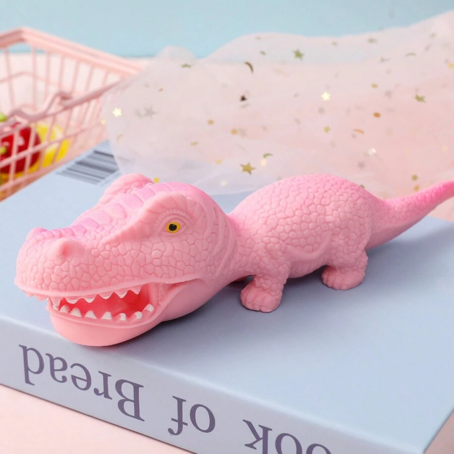 Juguete Creativo De Dinosaurio Squishy, Alivia El Estrés - Rosa - Ver 1