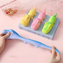 Juguete Creativo De Dinosaurio Squishy, Alivia El Estrés - Rosa - Ver 4