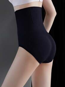 1入組黑色高腰無縫收復內褲,產後恢復塑身衣,塑身內衣適合女士