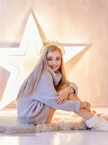 1個星形生日派對頭帶,適用於婚禮晚宴便服配戴 - 銀色 - 查看 7