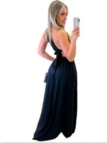 Women Jumpsuits - Black - View 2