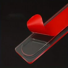 美甲双面胶带 30片/张，亚克力可穿戴美甲展示架，未修剪无痕胶水美甲沙龙工具双面胶带配件，用于展示美甲贴片颜色，美甲用品，美甲工具，美甲艺术工具，返校季，美甲，美甲工具，用于按压式美甲 - 紅色 - 查看 3