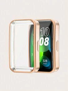 1 件玫瑰金 TPU 全覆盖镀层表壳，兼容华为表带 8 - 玫瑰金 - 查看 6