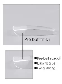 550Pcs Long Coffin Soft Gel Nails Tips, Professional Full Cover Clear Fake Nail Tips Pre-Shaped Press On Nails For Acrylic Nail Extension Manicure Tools Nail Supplies - Clear - View 3