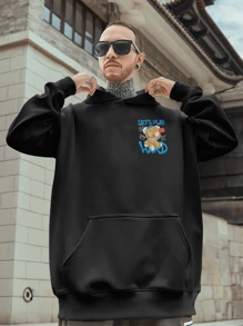 Men Sweatshirts - 黑色 - 查看 2