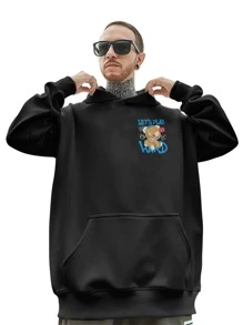 Men Sweatshirts - 黑色 - 查看 4
