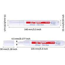 6入組瓷磚筆牆筆修復馬克筆填充物筆適用於恢復瓷磚牆地面浴室和廚房 - 白色 - 查看 5