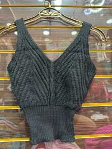 Women Tank Tops & Camis - 黑色 - 查看 2