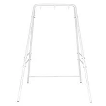 Wrought Iron Four-Legged Three Rings Hanging Chair Frame White - White - View 4