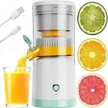 Portable Orange Juicer With Usb Charging Port - White - View 1