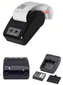 KEFAR Impresora Portátil Mini Oem Sin Tinta, Impresora Portátil De Mano Para Recibos Térmicos Inalámbrica Usb De Bolsillo - Negro - Ver 5