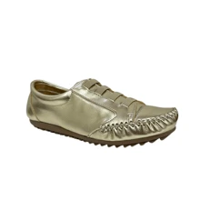 Women Casual Shoes - Gold - View 4