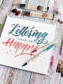 3pcs Retro Color Twin Marker Pens Set Dual-Side Brush Drawing Fine Liner Water Based Ink Blendable Watercolor Art Painting