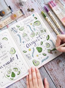 3pcs Retro Color Twin Marker Pens Set Dual-Side Brush Drawing Fine Liner Water Based Ink Blendable Watercolor Art Painting