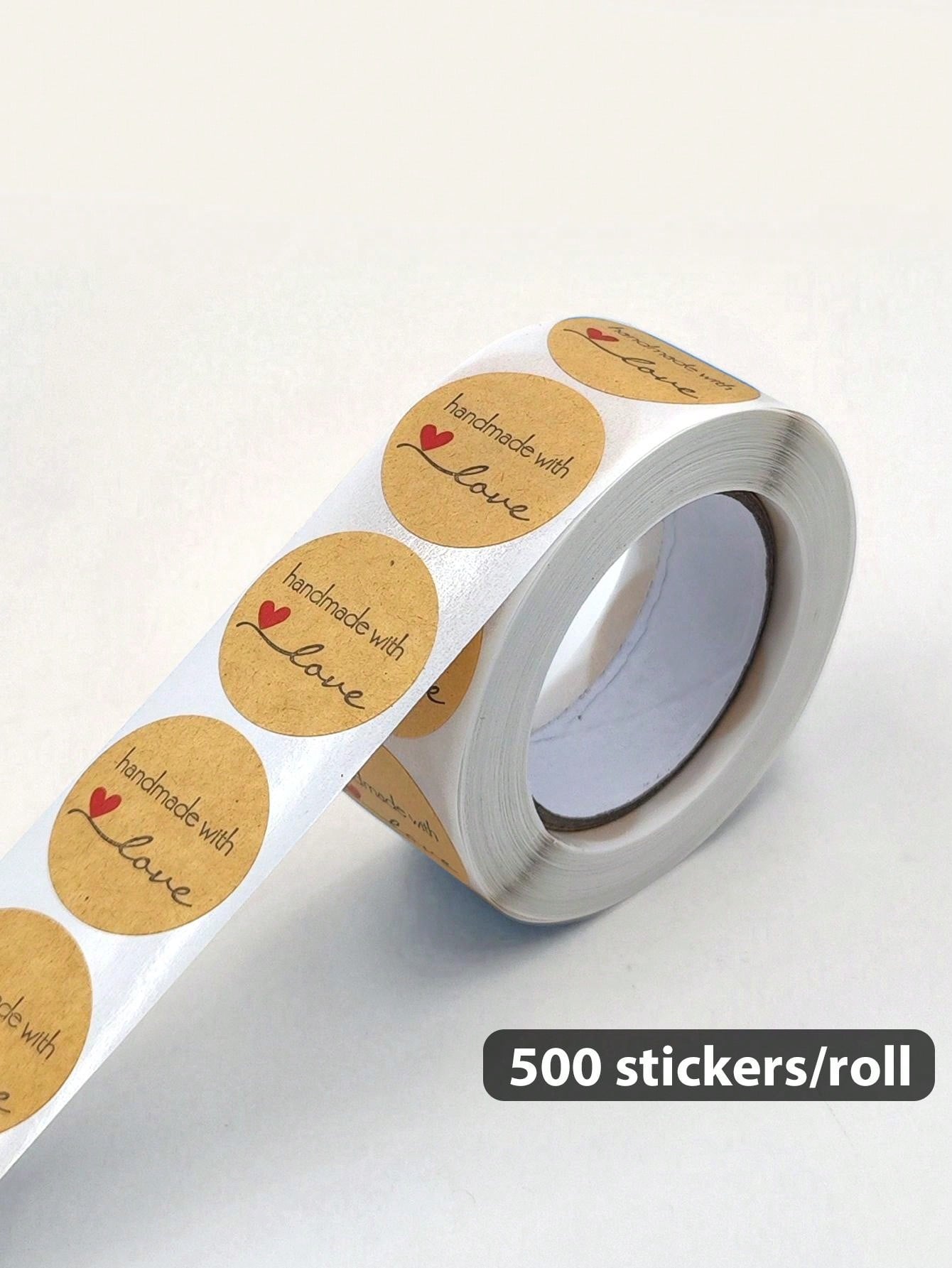 500 Pièces Étiquettes Adhésives De Noël, 2,5 Cm Étiquette Autocollante De Noël, Vacances Cadeau