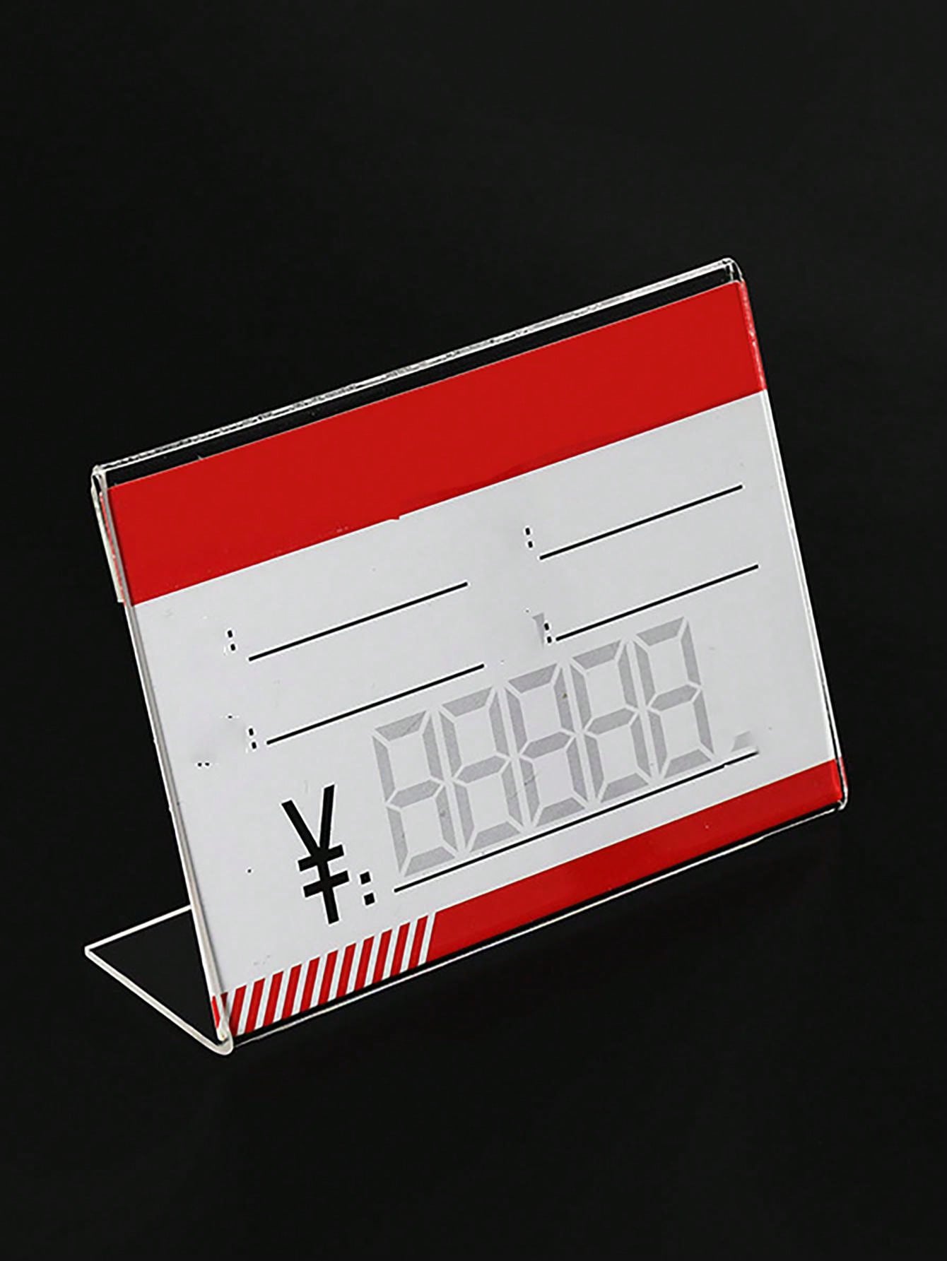 1PC/transparent acrylic signage display rack, desktop display product