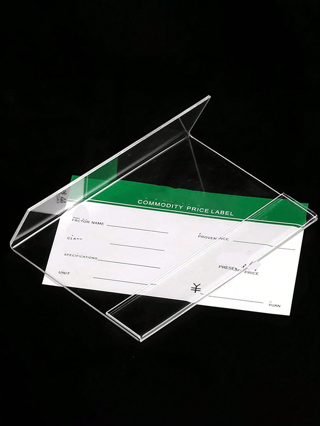 1PC/transparent acrylic signage display rack, desktop display product