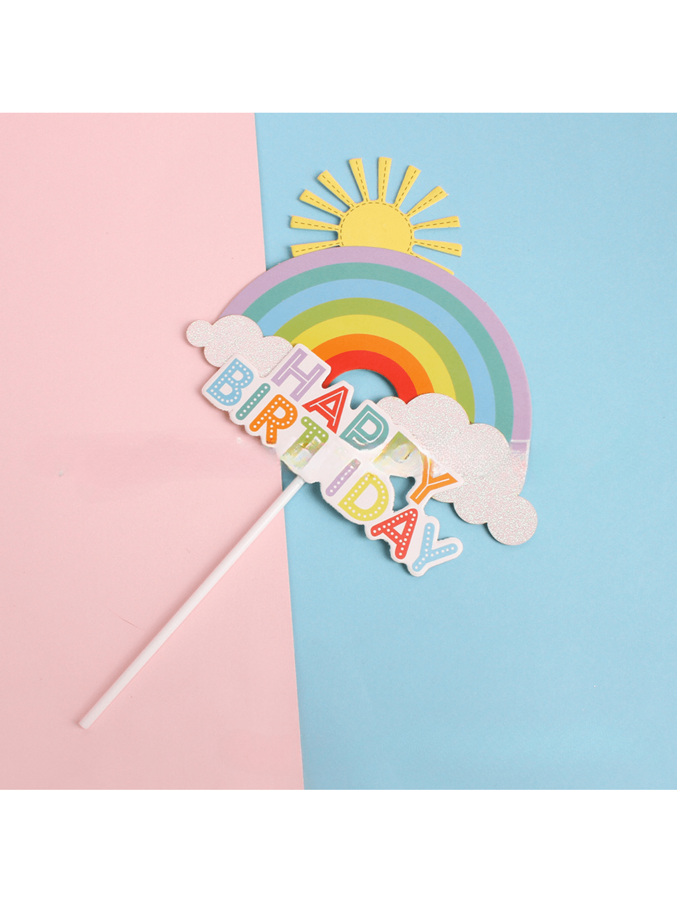 Sun Rainbow Happy Birthday Cake Decoration Plugin Happy Birthday Cake wood-box-puzzle-solution