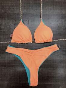 Women Bikini Sets - Màu xanh Bạc hà - Xem 2