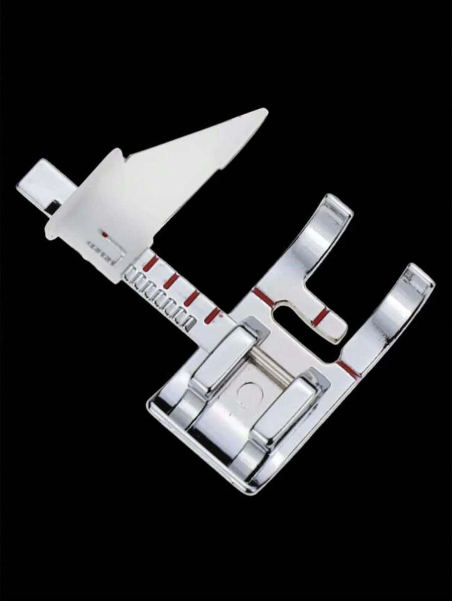 1pc Sewing Machine Ruler Presser Foot (Brother, , Butterfly, Universal) - Silver - View 1