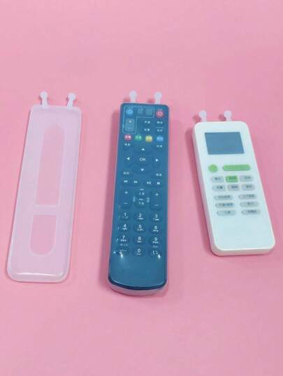 1个/3个装电视/空调遥控器弹性防尘罩，适用于学校、办公室、家庭、旅行、包袋、收纳整理、储物隔热、闺蜜节、宠物派对、嘉年华、厨房装饰、家居用品