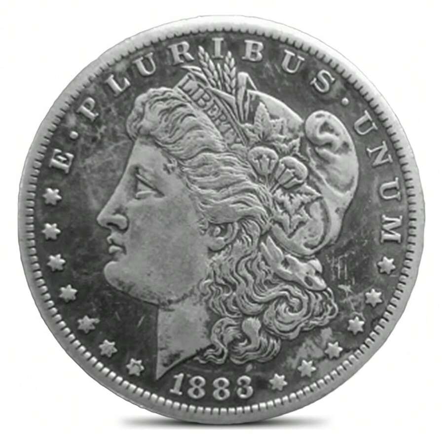 One 1883 American Silver Dollar, Morgan Coin With The Ability To Be Blown, For Collection And Manufactured By The Mint - Silver - View 1