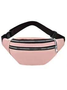 時尚腰包簡約單肩包輕便牛津布休閒旅行百搭斜挎包