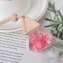 1 Bottle 10ml Car Air Freshener Pendant Pure Essential Oil - Rose Scent - View 2