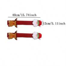 Christmas Festival Decorative Door Handle Cover