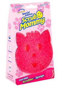 SCRUB MOMMY CAT PINK (DOBLE CARA) 1 PIEZA - Rosa Fucsia - Ver 6